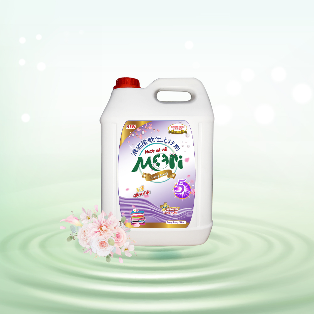Nước xả vải Mori hương Lovely can 10KG