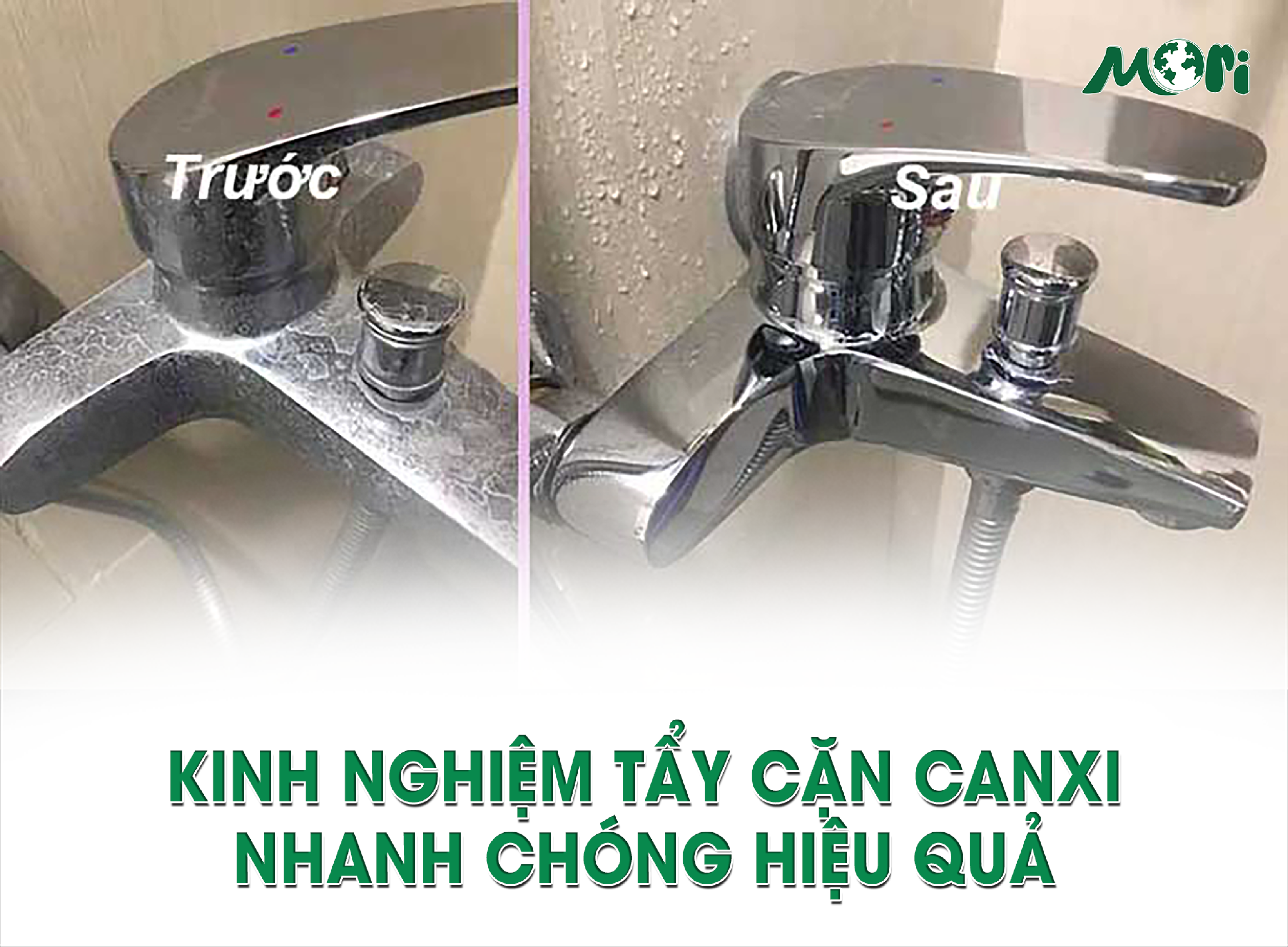 Kinh nghiệm tẩy cặn canxi nhanh chóng, hiệu quả