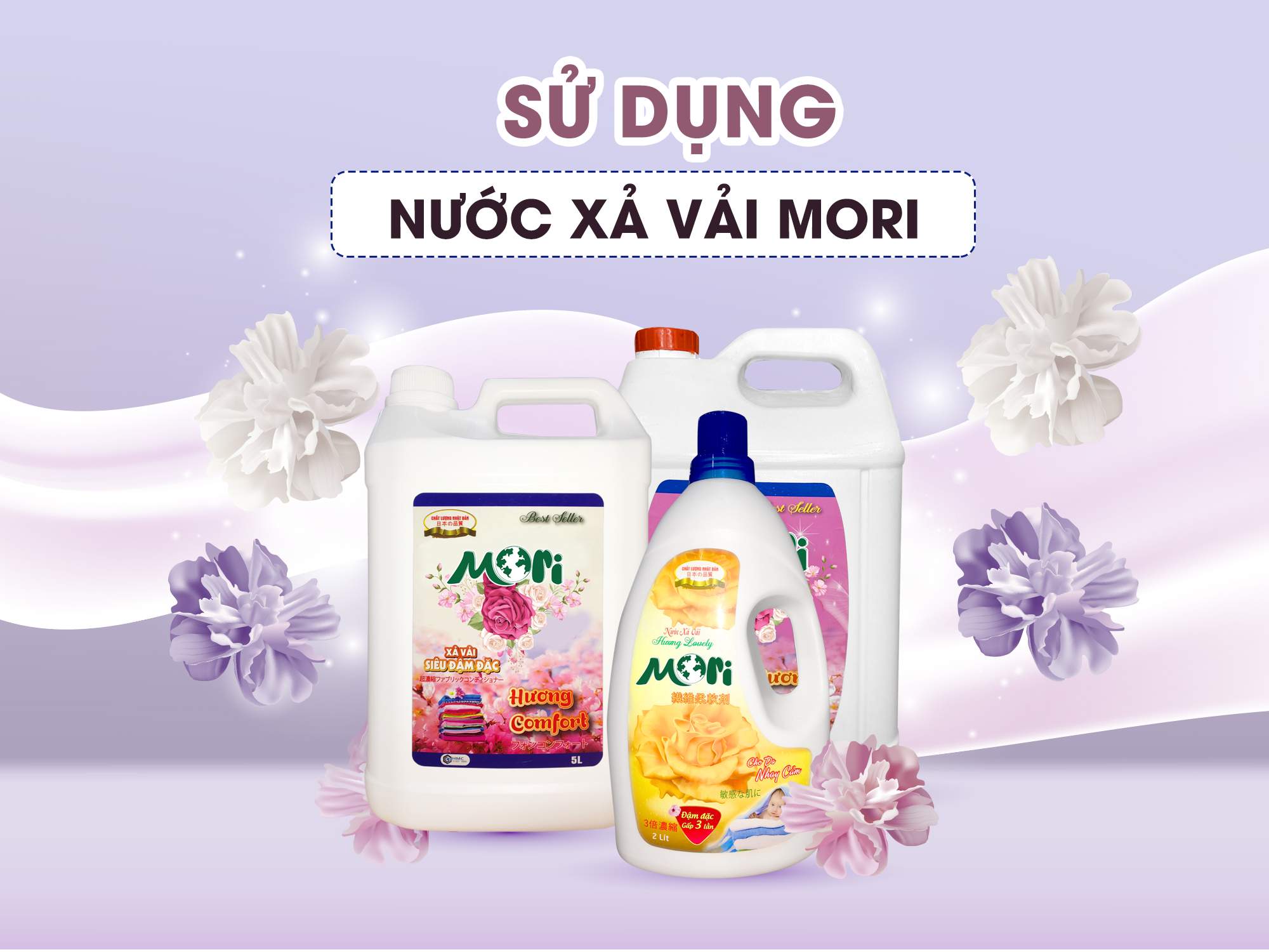 Nước xả vải an toàn cho da và tốt nhất hiện nay?