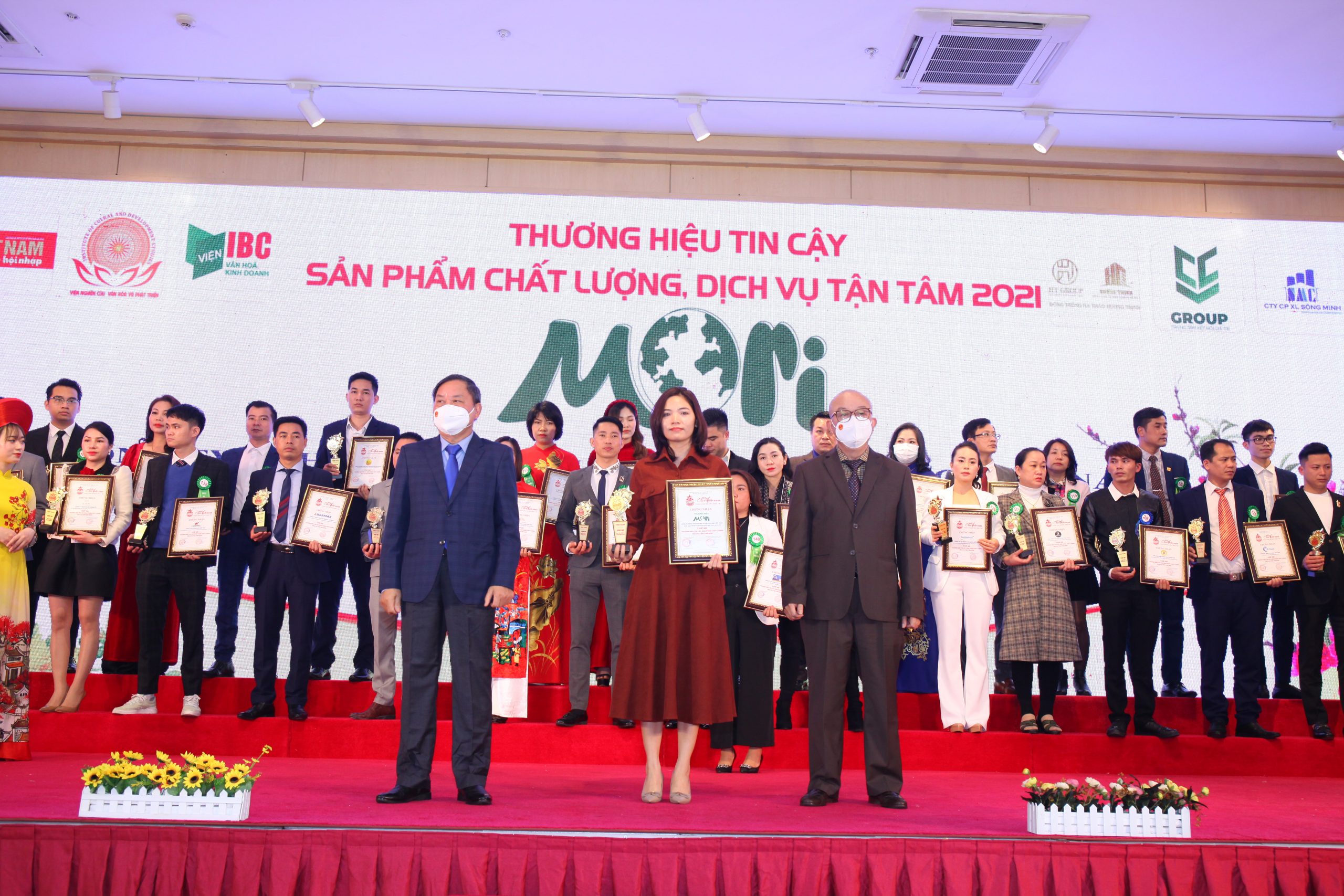 Mori Việt Nam vinh dự nhận giải thưởng “Thương hiệu tin cậy, Sản phẩm chất lượng, Dịch vụ tận tâm”