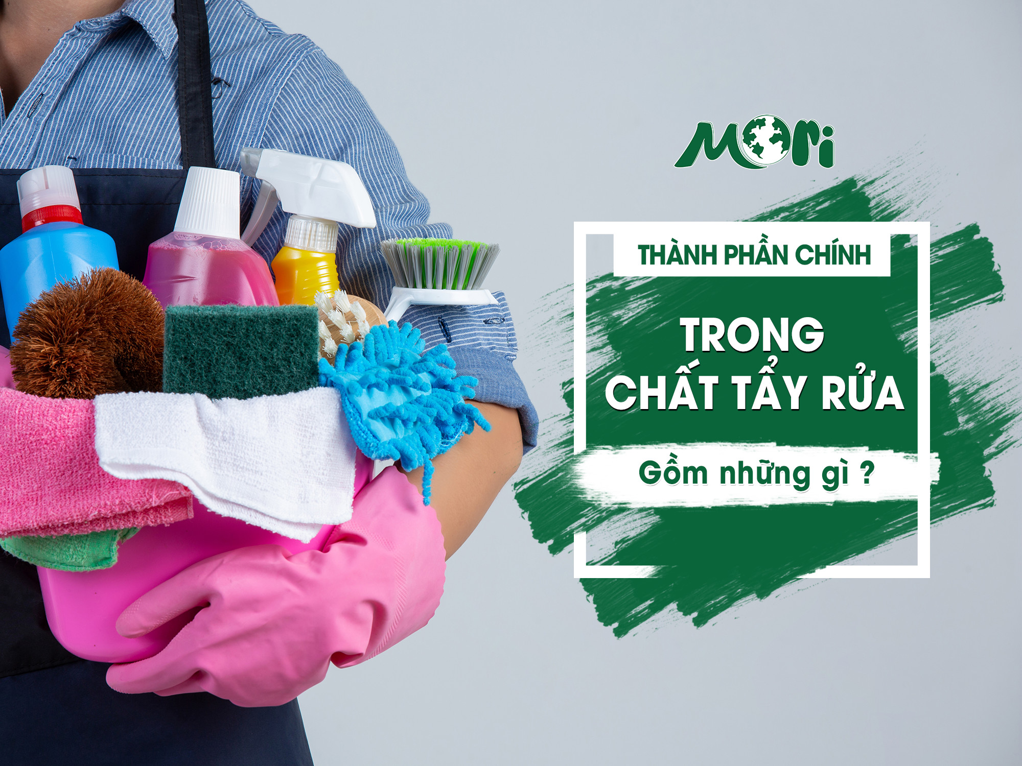 Thành phần chính trong chất tẩy rửa gồm những gì?