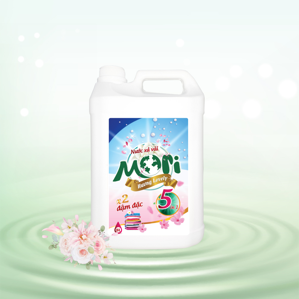 MORI LOVELY FABRIC CONDITIONER 5L CAN
