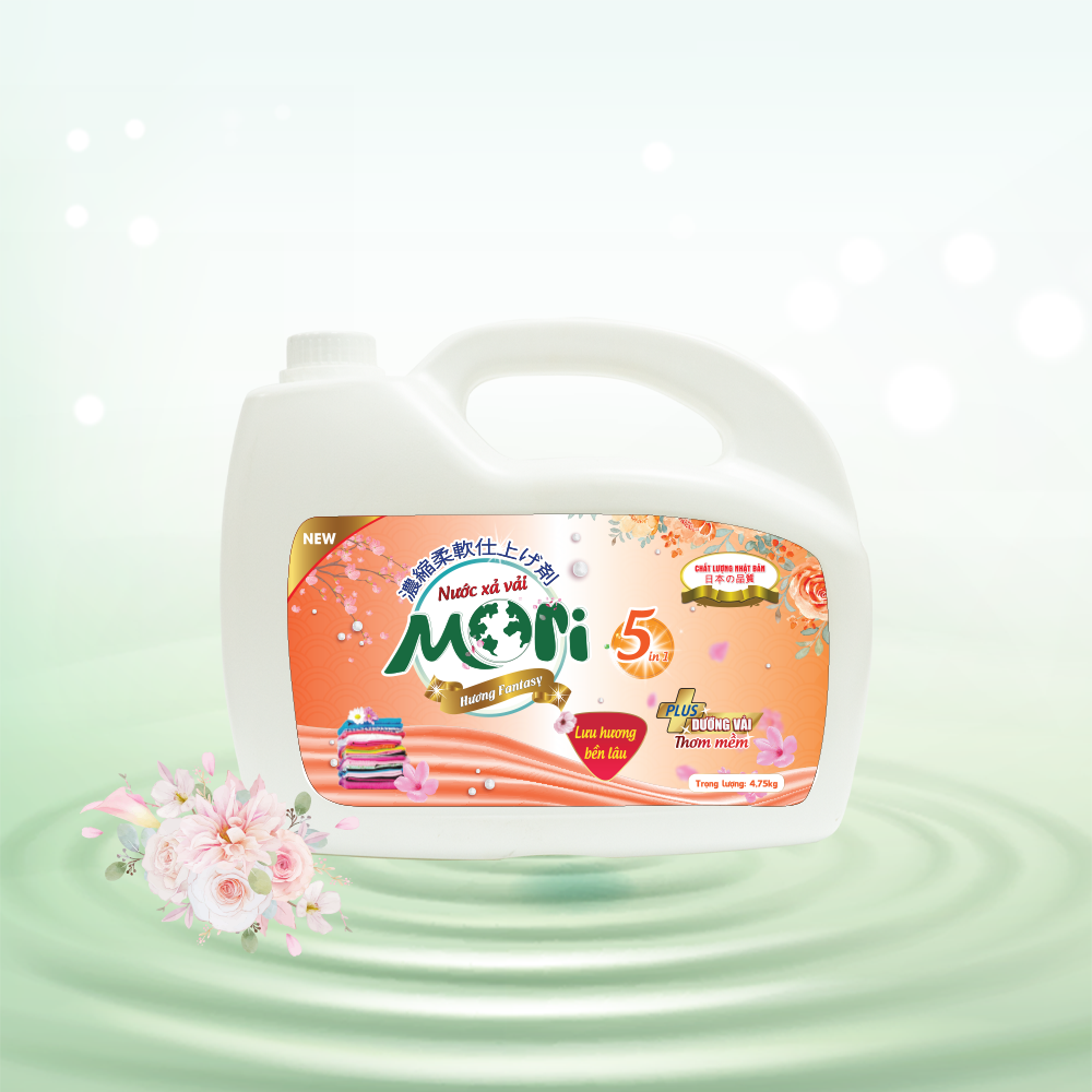 MORI FANTASY FABRIC CONDITIONER 4.75L CAN