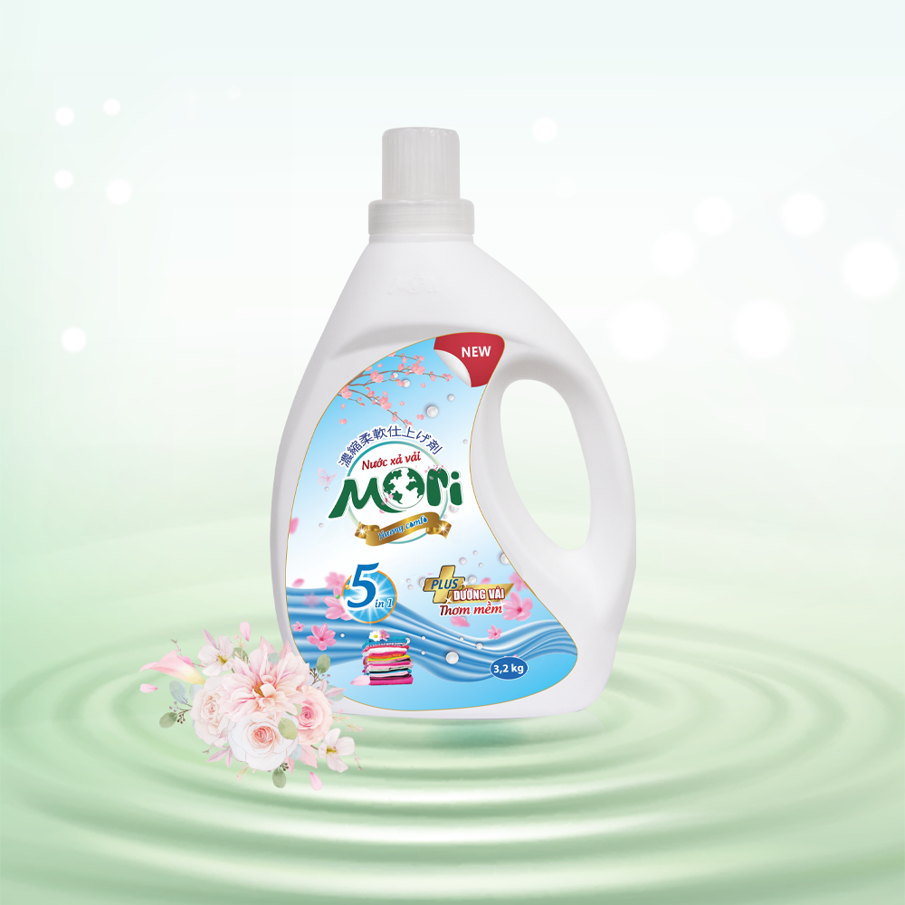 Nước xả vải Mori hương Comfo can 3.2kg