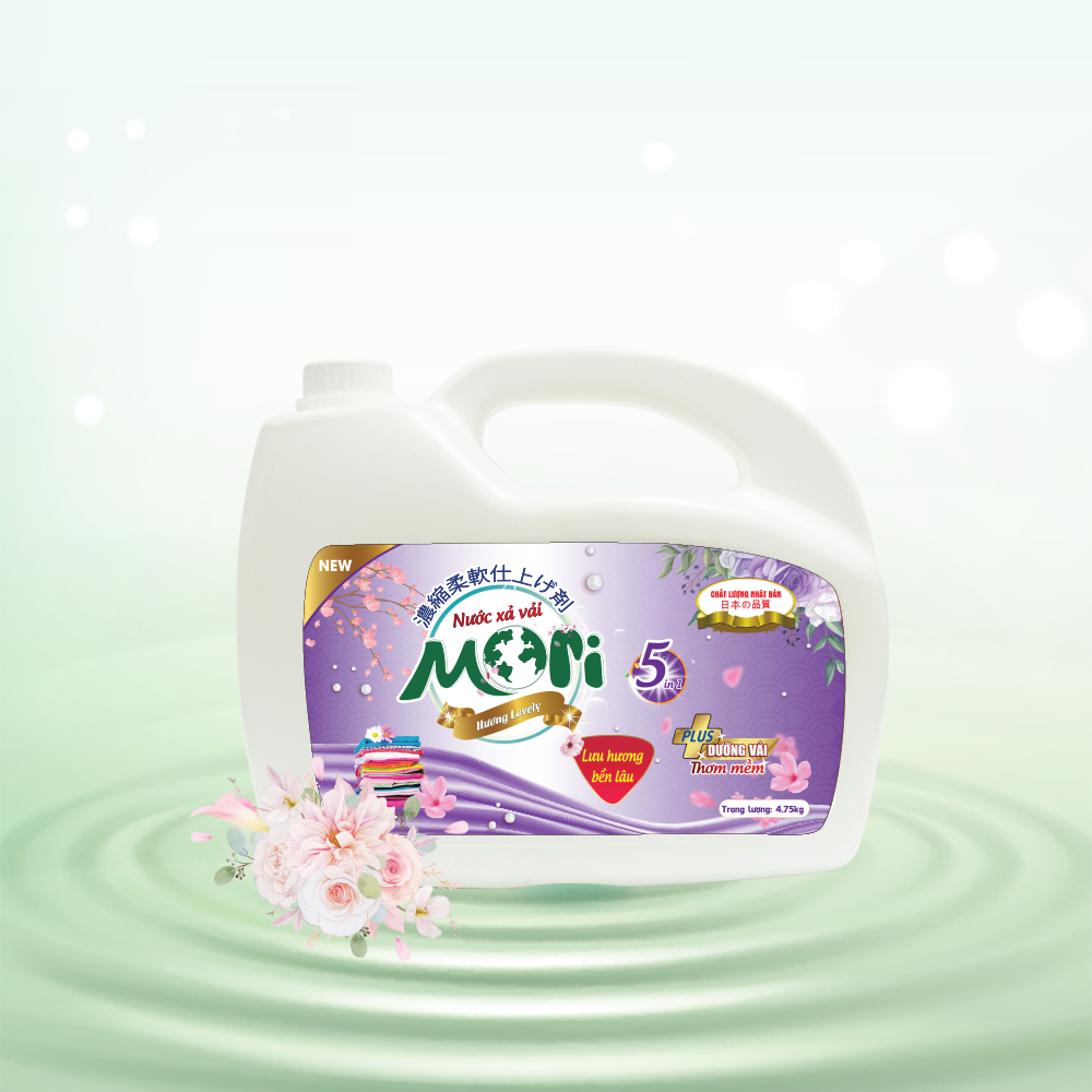 MORI LOVELY FABRIC CONDITIONER 4.75KG CAN