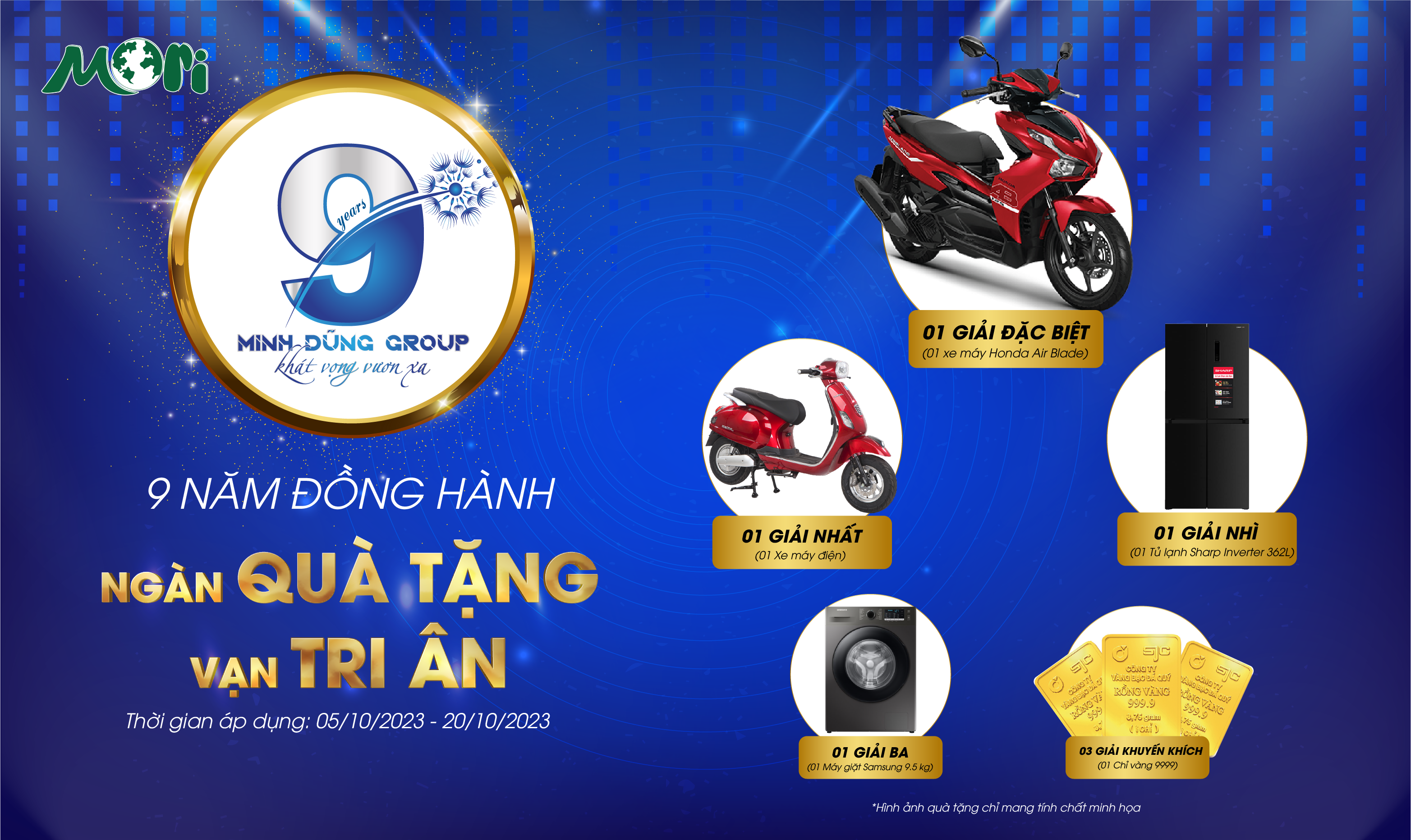 CHƯƠNG TRÌNH TRI ÂN KHÁCH HÀNG – MỪNG SINH NHẬT MINH DŨNG 9 NĂM