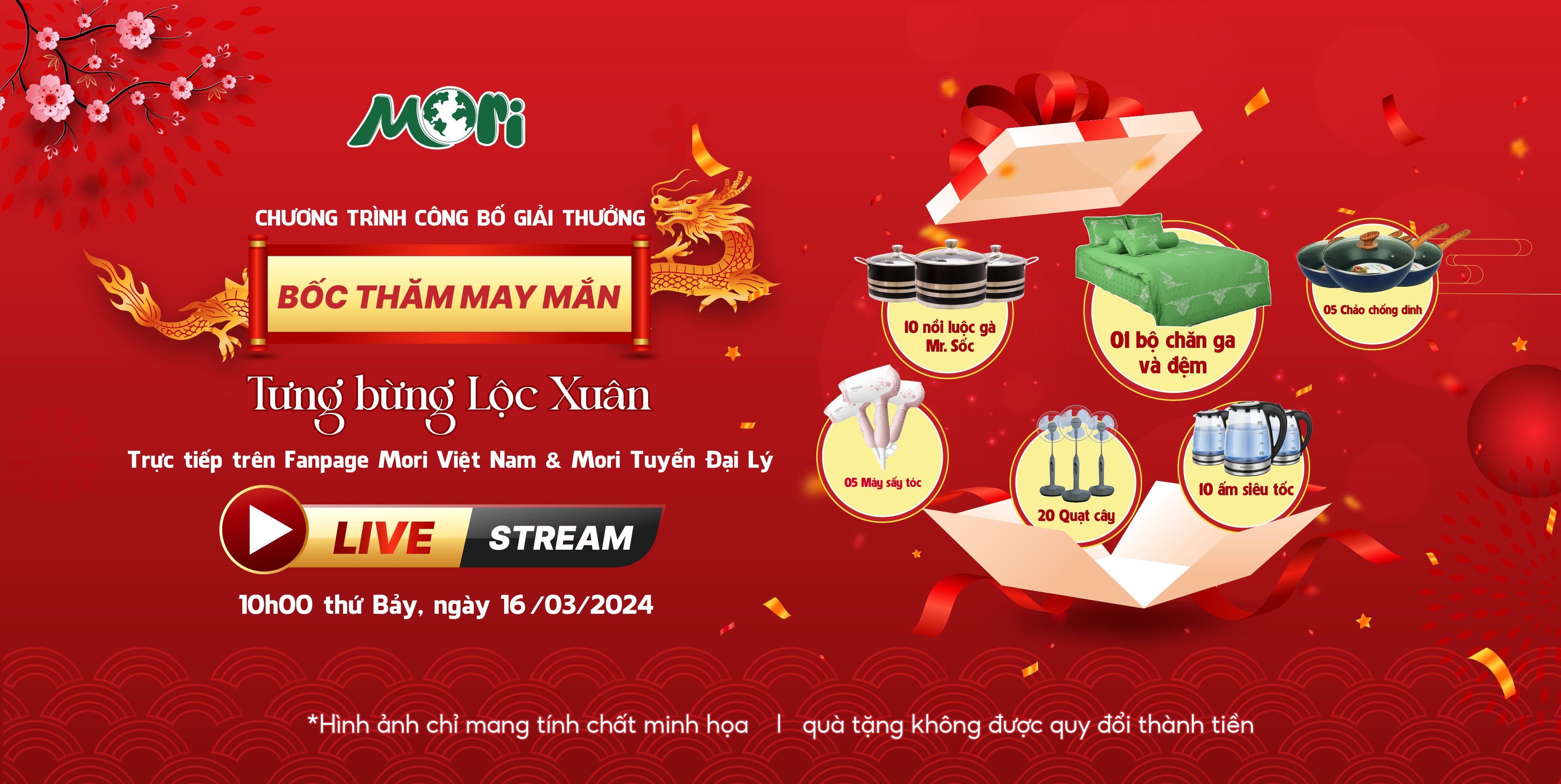 LIVESTREAM CHƯƠNG TRÌNH “BỐC THĂM MAY MẮN – TƯNG BỪNG LỘC XUÂN”